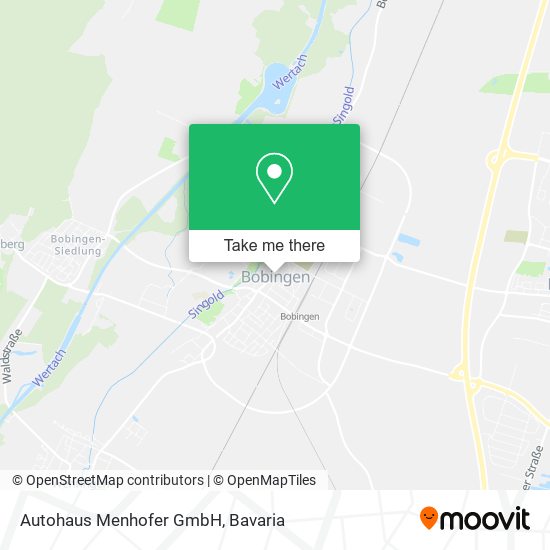 Autohaus Menhofer GmbH map