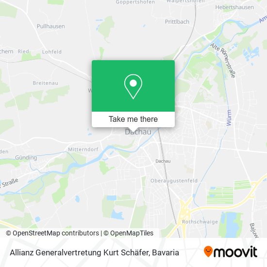 Allianz Generalvertretung Kurt Schäfer map