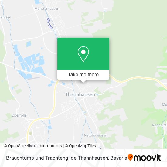 Brauchtums-und Trachtengilde Thannhausen map