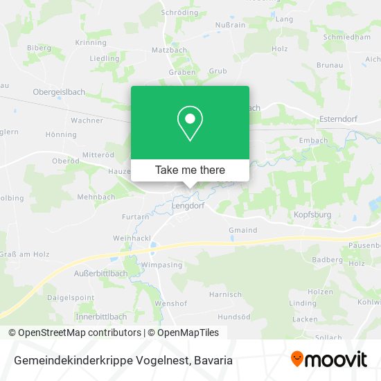 Gemeindekinderkrippe Vogelnest map