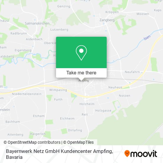 Bayernwerk Netz GmbH Kundencenter Ampfing map