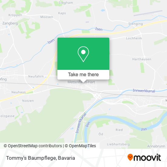 Tommy's Baumpflege map