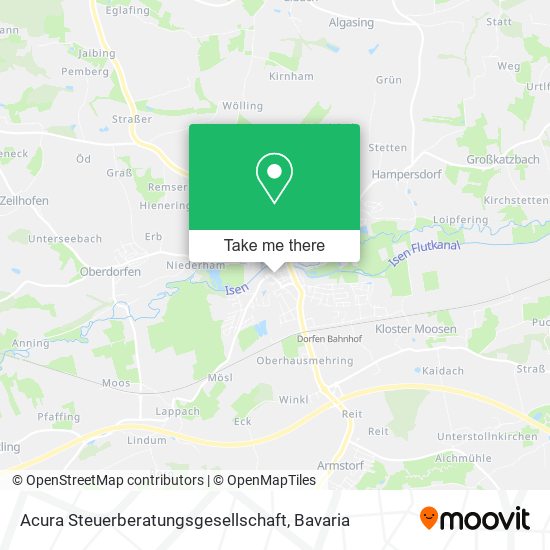 Acura Steuerberatungsgesellschaft map