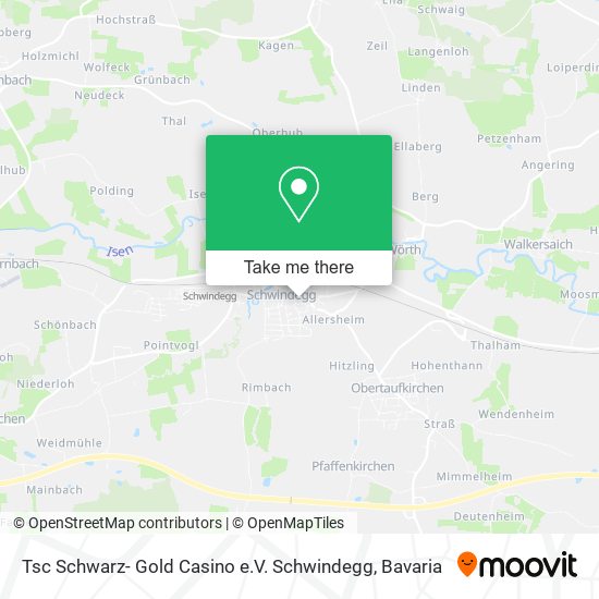 Tsc Schwarz- Gold Casino e.V. Schwindegg map