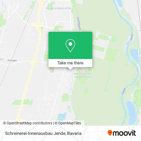 Schreinerei-Innenausbau Jende map