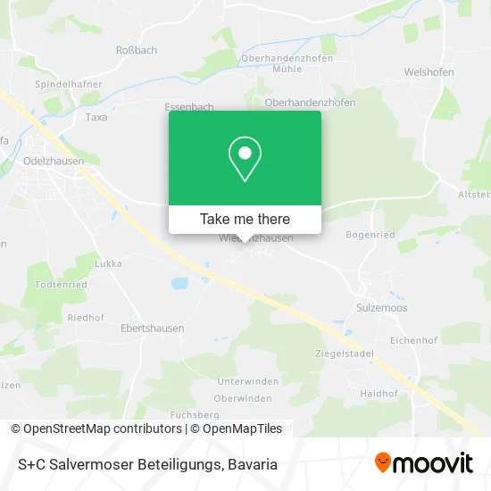 Карта S+C Salvermoser Beteiligungs