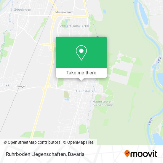 Ruhrboden Liegenschaften map