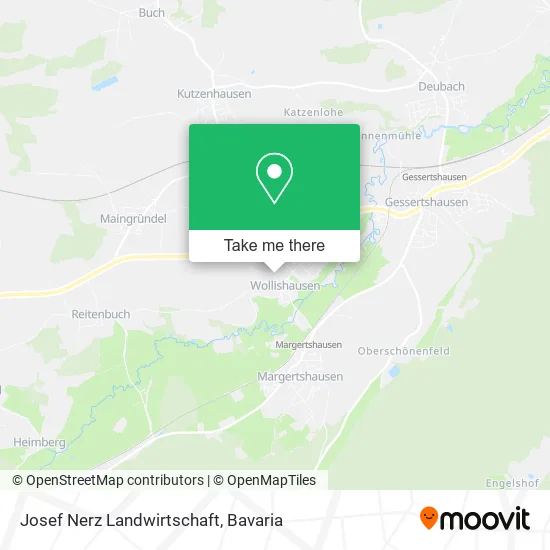 Карта Josef Nerz Landwirtschaft