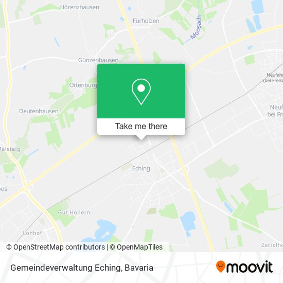 Карта Gemeindeverwaltung Eching