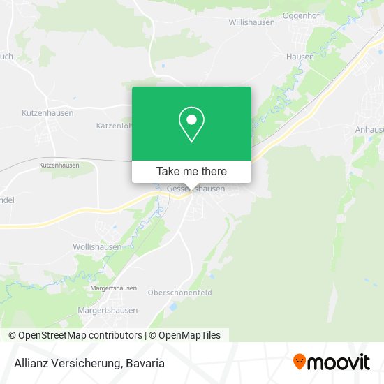 Allianz Versicherung map