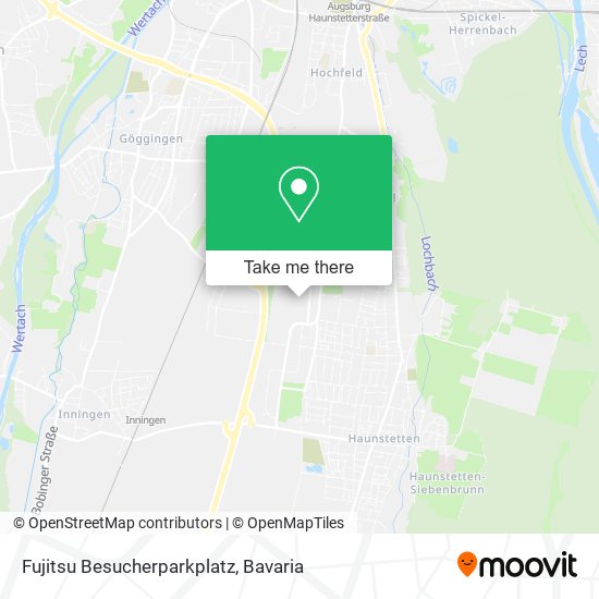 Fujitsu Besucherparkplatz map