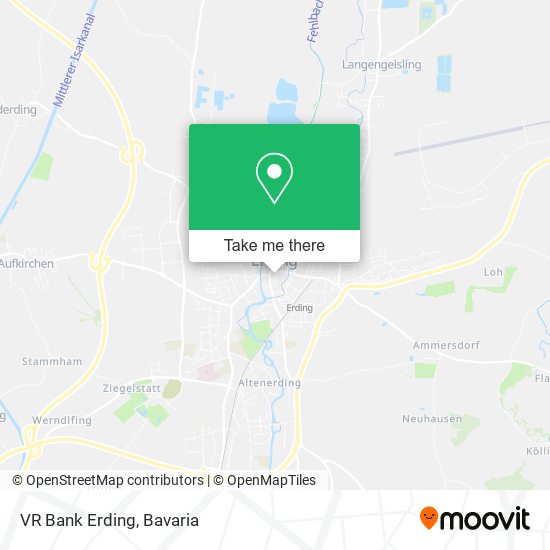 VR Bank Erding map