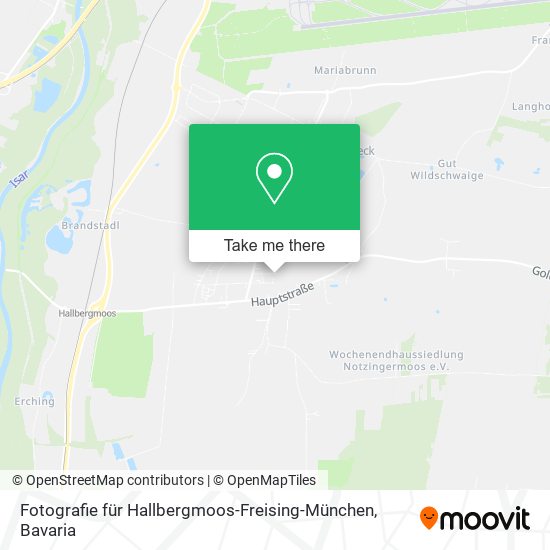 Fotografie für Hallbergmoos-Freising-München map