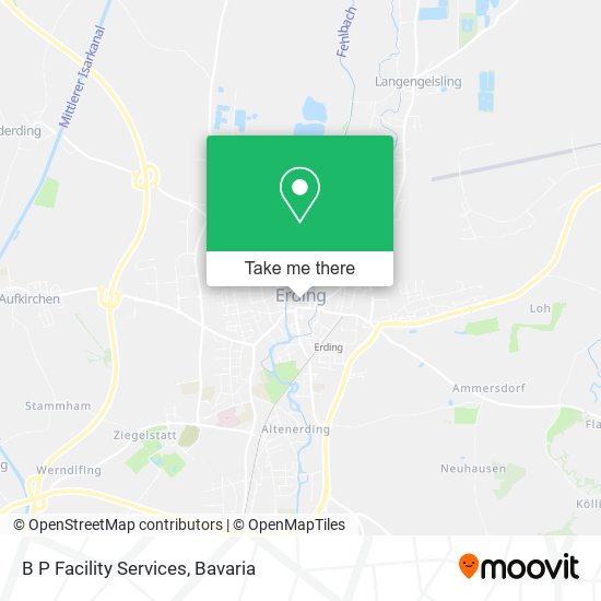 B P Facility Services map