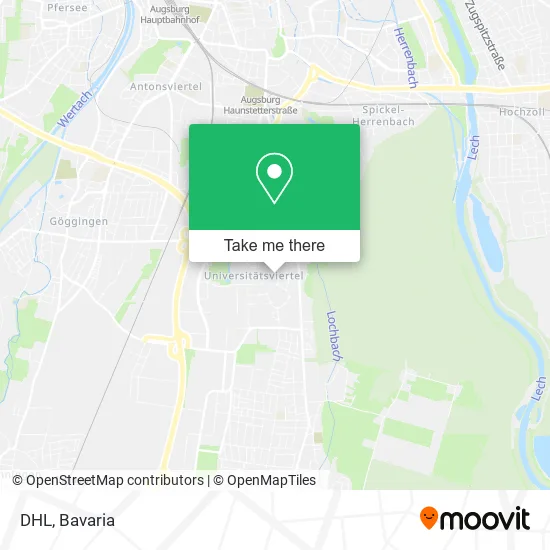 Карта DHL