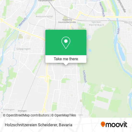 Карта Holzschnitzereien Scheiderer
