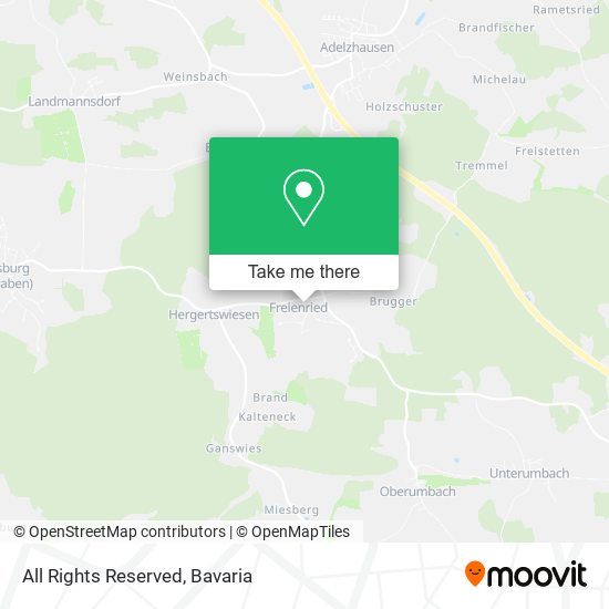 All Rights Reserved map