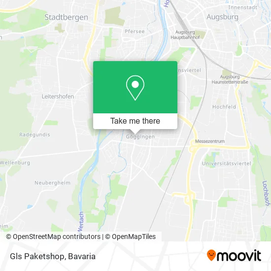 Карта Gls Paketshop