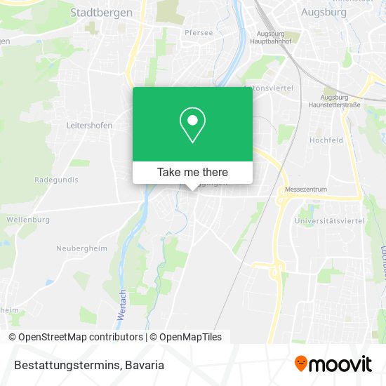 Bestattungstermins map