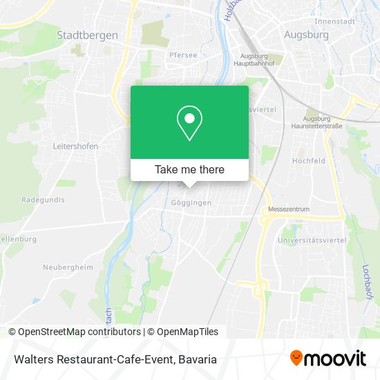 Walters Restaurant-Cafe-Event map