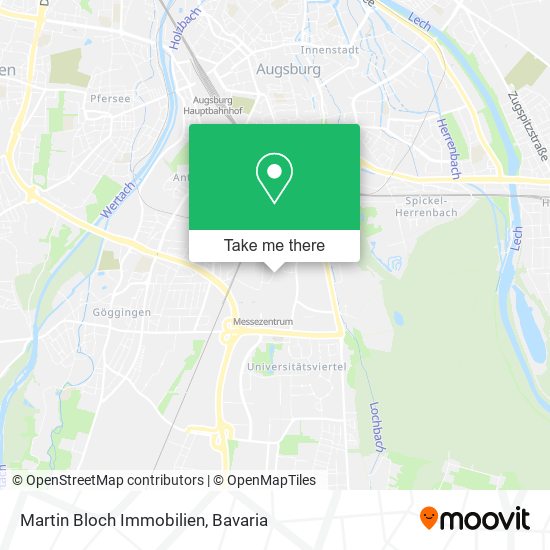 Martin Bloch Immobilien map