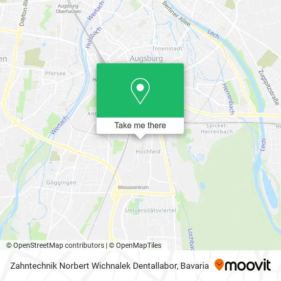 Карта Zahntechnik Norbert Wichnalek Dentallabor