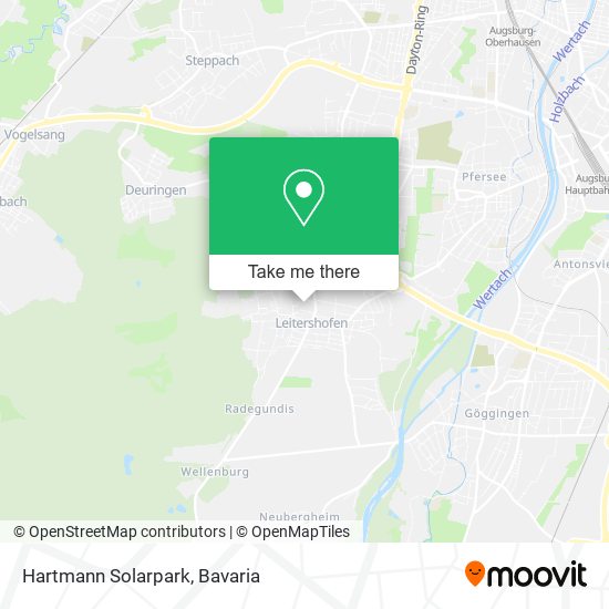 Hartmann Solarpark map