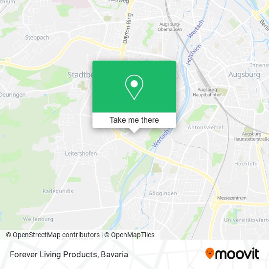 Forever Living Products map