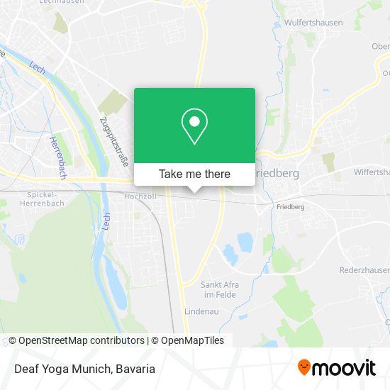 Deaf Yoga Munich map