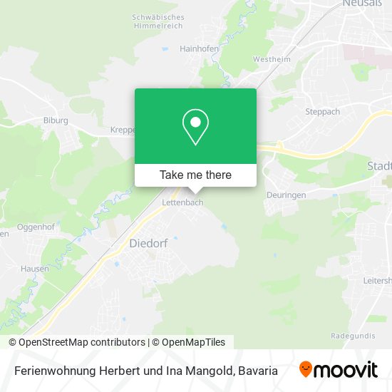 Ferienwohnung Herbert und Ina Mangold map