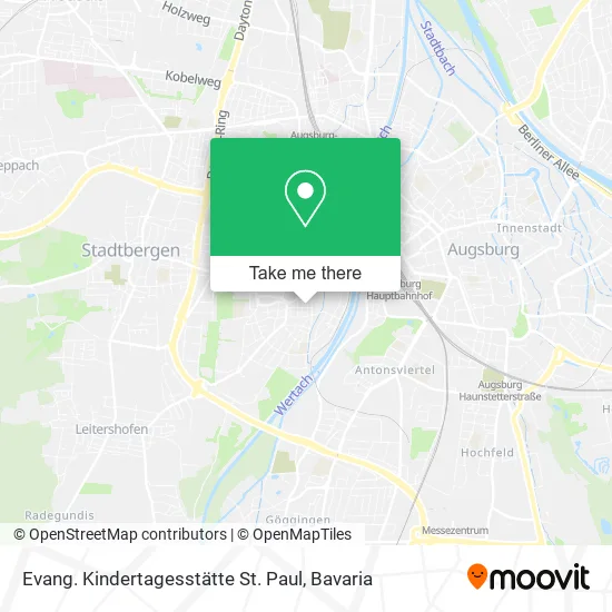 Карта Evang. Kindertagesstätte St. Paul
