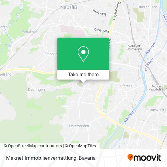 Maknet Immobilienvermittlung map