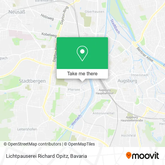 Карта Lichtpauserei Richard Opitz