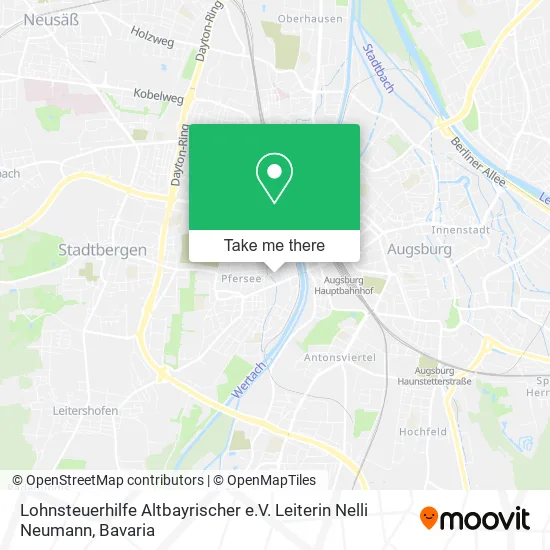 Карта Lohnsteuerhilfe Altbayrischer e.V. Leiterin Nelli Neumann