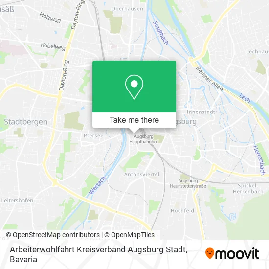 Arbeiterwohlfahrt Kreisverband Augsburg Stadt map