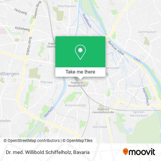 Dr. med. Willibold Schiffelholz map