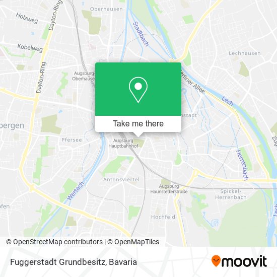 Fuggerstadt Grundbesitz map