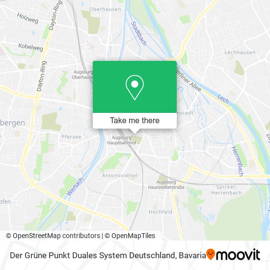 Карта Der Grüne Punkt Duales System Deutschland