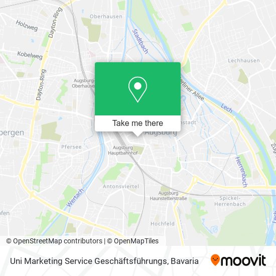Uni Marketing Service Geschäftsführungs map