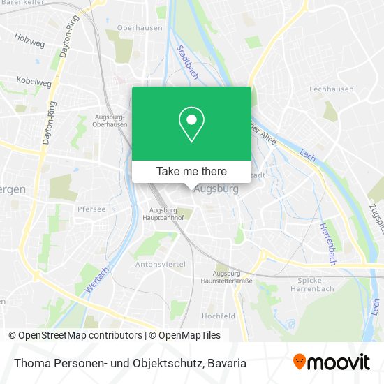 Thoma Personen- und Objektschutz map
