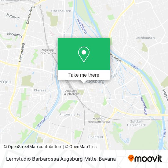 Карта Lernstudio Barbarossa Augsburg-Mitte