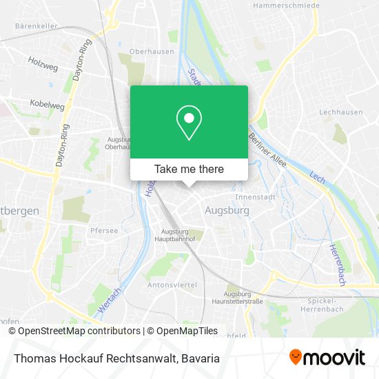 Thomas Hockauf Rechtsanwalt map