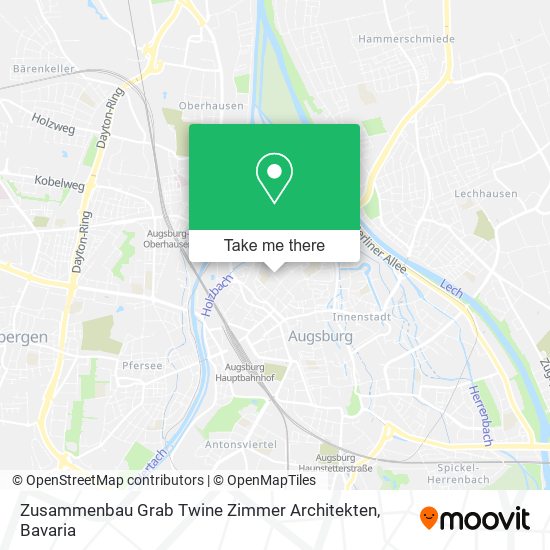 Zusammenbau Grab Twine Zimmer Architekten map