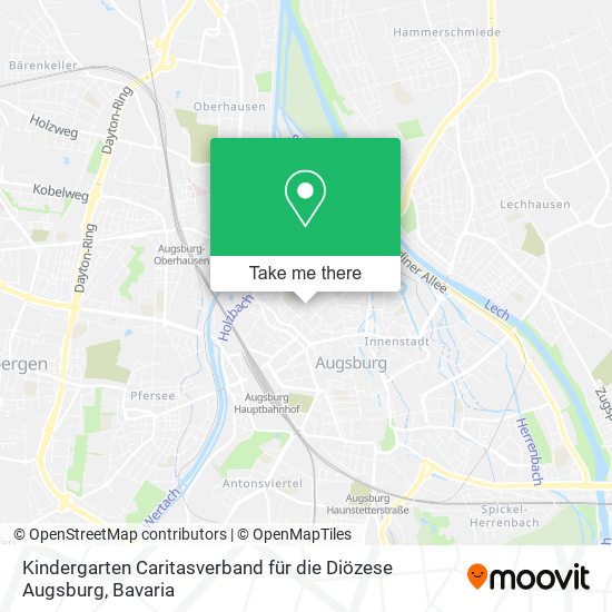 Kindergarten Caritasverband für die Diözese Augsburg map