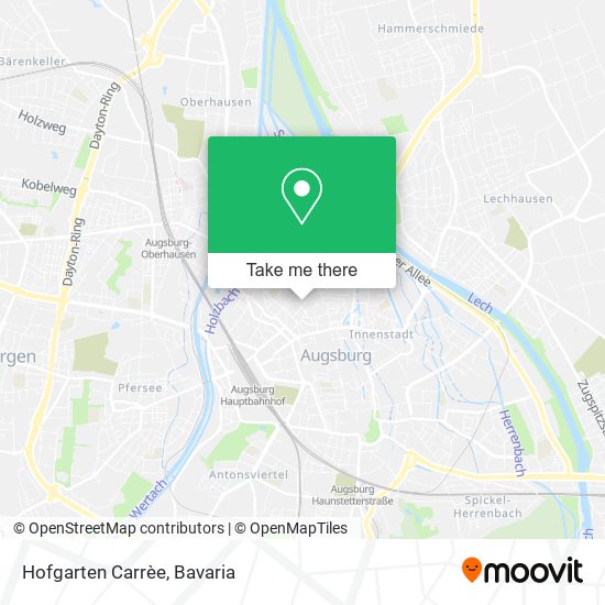 Hofgarten Carrèe map