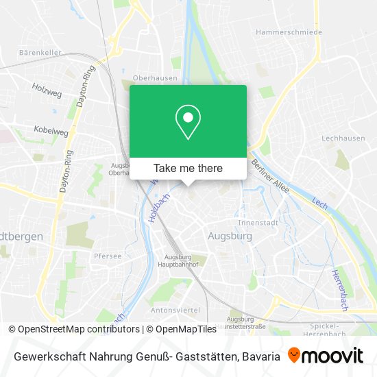 Gewerkschaft Nahrung Genuß- Gaststätten map