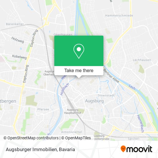 Карта Augsburger Immobilien