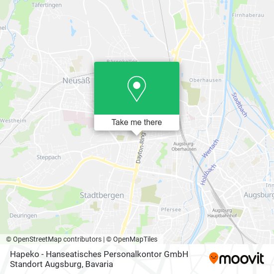 Hapeko - Hanseatisches Personalkontor GmbH Standort Augsburg map