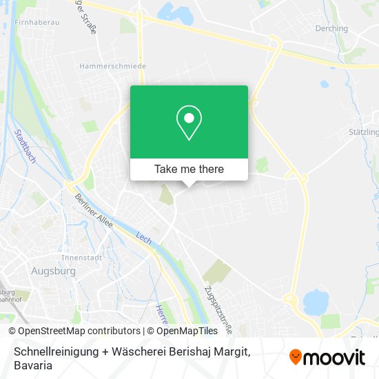 Карта Schnellreinigung + Wäscherei Berishaj Margit