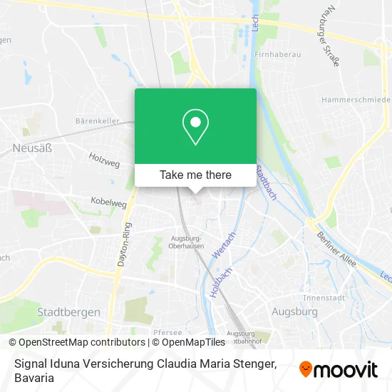 Карта Signal Iduna Versicherung Claudia Maria Stenger